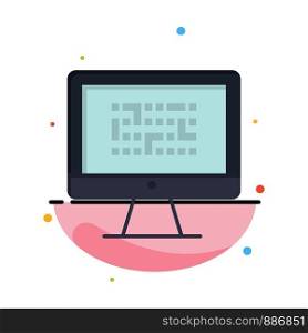 Cryptography, Data, Ddos, Encryption, Information, Problem Abstract Flat Color Icon Template