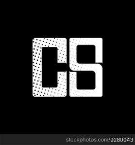 Cs letter logo Royalty Free Vector Image