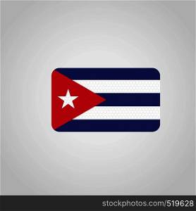 Cuba Flag Vector. Vector EPS10 Abstract Template background