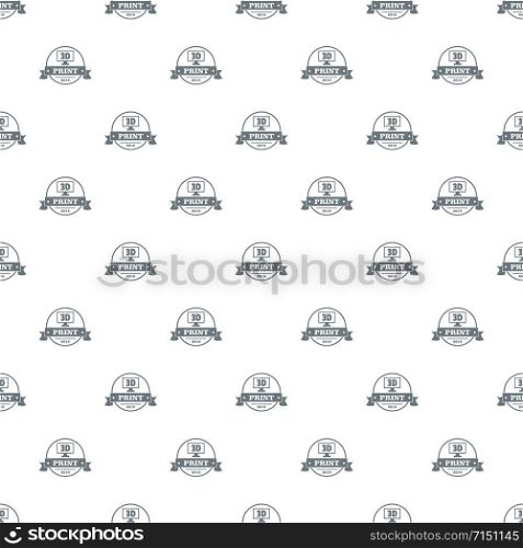 Cube 3d printing pattern vector seamless repeat for any web design. Cube 3d printing pattern vector seamless