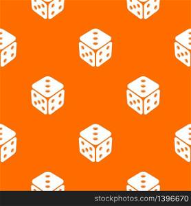 Cube casino pattern vector orange for any web design best. Cube casino pattern vector orange