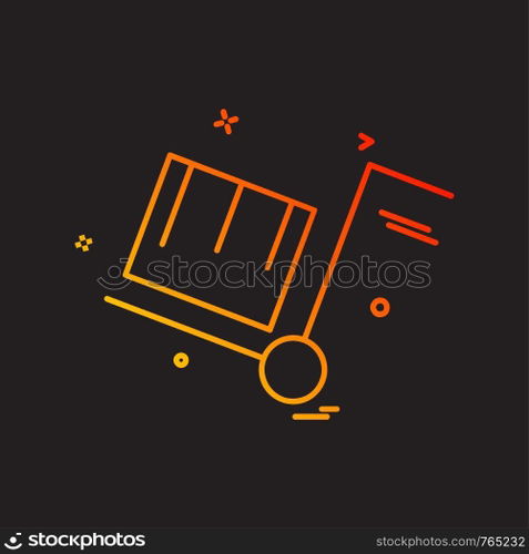 Cube icon design vector