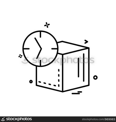 Cube icon design vector