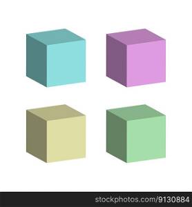 cubes, great design for any purposes. Design element. Vector illustration. EPS 10.. cubes, great design for any purposes. Design element. Vector illustration.