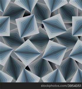 Cubic seamless pattern. 3d background of squares. Texture to fabric.&#xA;