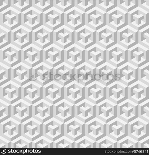 Cubic seamless pattern. Vector illustration EPS 10