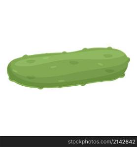 Cucumber icon cartoon vector. Green food. Gickle vegetable. Cucumber icon cartoon vector. Green food