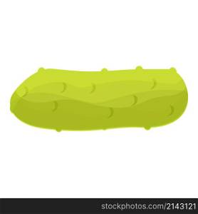Cucumber icon cartoon vector. Green vegetable. Organic kitchen. Cucumber icon cartoon vector. Green vegetable