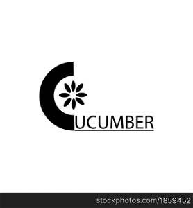 Cucumber icon logo vector design