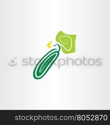 cucumber vector icon clipart