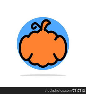 Cucurbit, Halloween, Pumpkin, Canada Abstract Circle Background Flat color Icon