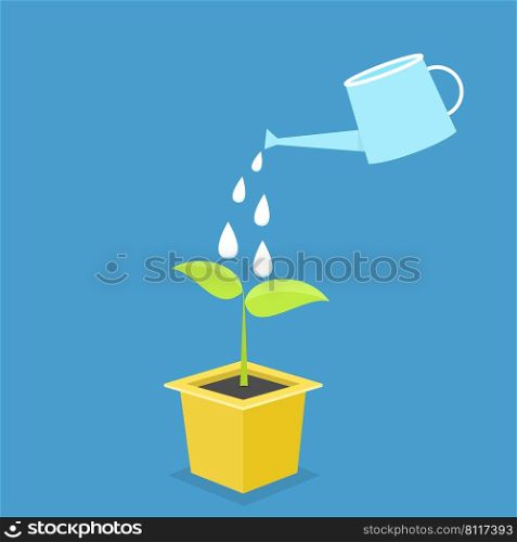 Cultivation in pot. growth concept.