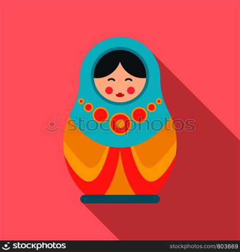 Culture nesting doll icon. Flat illustration of culture nesting doll vector icon for web design. Culture nesting doll icon, flat style