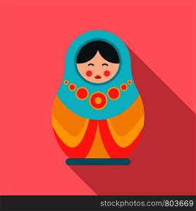 Culture nesting doll icon. Flat illustration of culture nesting doll vector icon for web design. Culture nesting doll icon, flat style