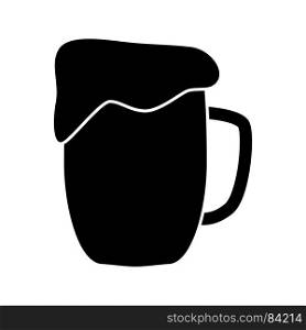 Cup beer icon .