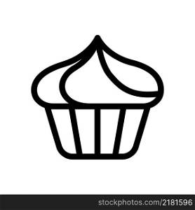 Cup cake icon vector design template