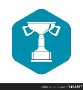 Cup for victory icon. Simple illustration of cup for victory vector icon for web. Cup for victory icon, simple style