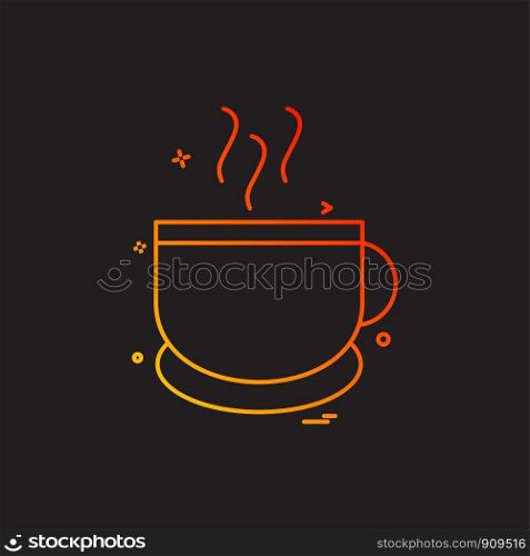 Cup icon design vector
