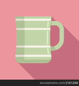 Cup icon flat vector. Coffee mug. Hot tea. Cup icon flat vector. Coffee mug