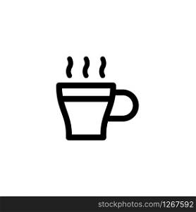 Cup of coffee icon design vector template