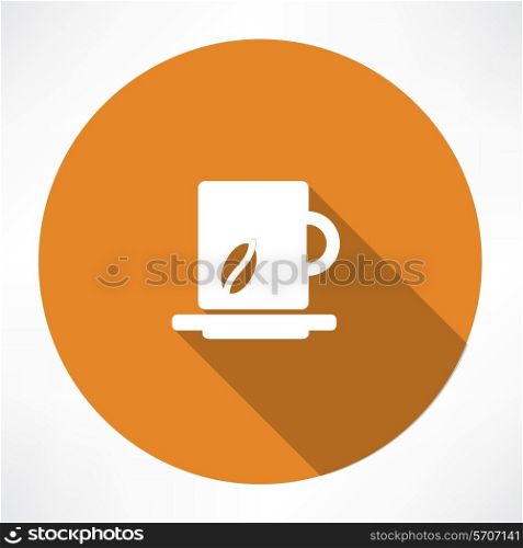 cup of coffee icon. Flat modern style vector illustration