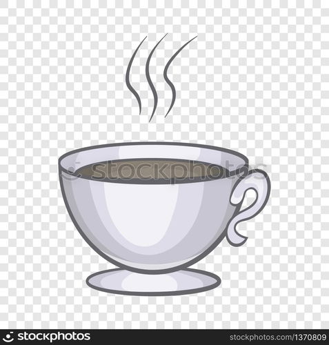 Cup of coffee icon in cartoon style isolated on background for any web design . Cup of coffee icon, cartoon style