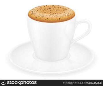cup of coffee stock vector illustration isolated on white background