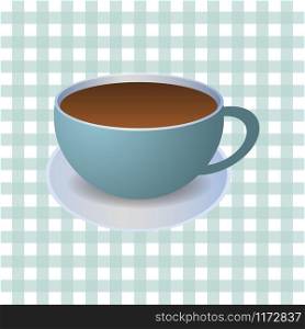 Cup of fresh coffee vector illustration.. Cup of fresh coffee vector illustration