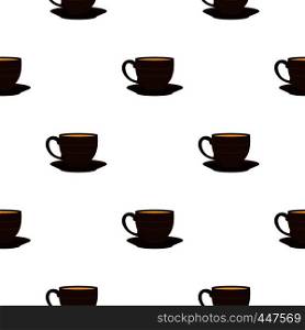 Cup pattern seamless for any design vector illustration. Cup pattern seamless