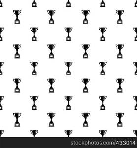 Cup pattern seamless in simple style vector illustration. Cup pattern vector