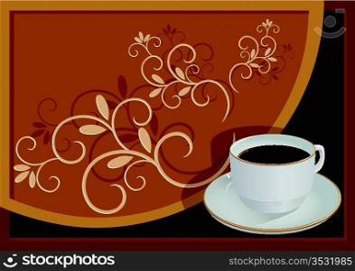 cup with coffee