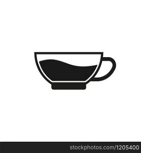 cup with coffee icon on white background, vector illustration. cup with coffee icon on white background, vector