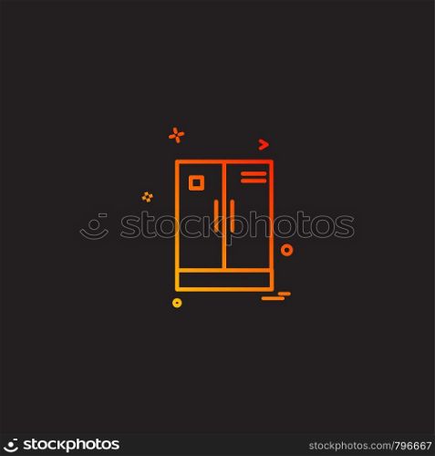 Cupboard icon design vector