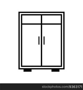 cupboard icon vector template illustration logo design