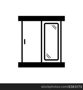 cupboard icon vector template illustration logo design