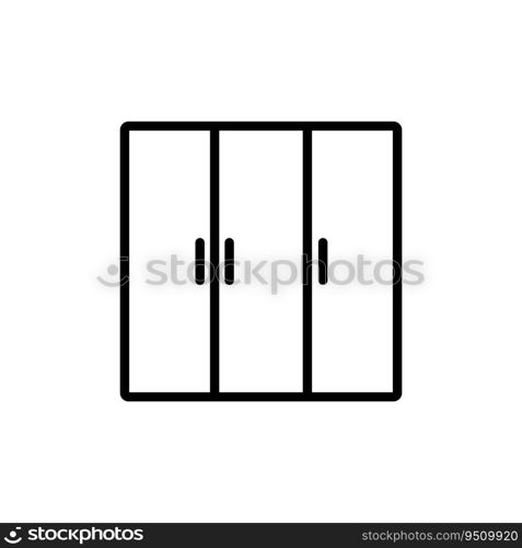 cupboard icon vector template illustration logo design