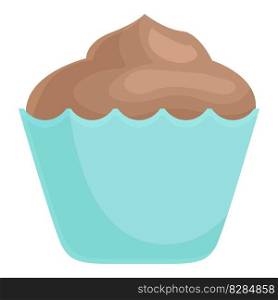 Cupcake icon cartoon vector. Gender party. Family kid. Cupcake icon cartoon vector. Gender party