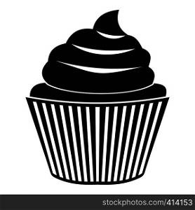 Cupcake icon. Simple illustration of cupcake vector icon for web. Cupcake icon, simple style