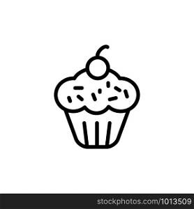 cupcake icon trendy