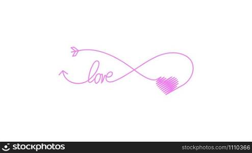 Cupid&rsquo;s arrow in the form of an infinity sign and heart and text love icon. Wedding element for mobile concept and web application illustration. Thin line icon for design and development of websites, applications. Premium icon on a white background. Cupid&rsquo;s arrow in the form of an infinity sign and heart and text love icon. Wedding element for mobile concept and web application illustration. Thin line icon for design and development of websites, applications. Premium icon on a white background.