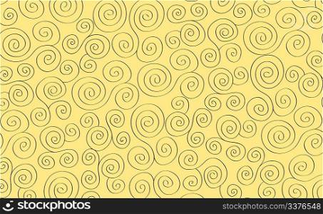 Curl abstract background
