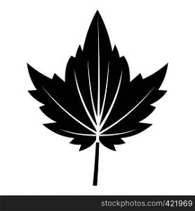 Currant tree leaf icon. Simple illustration of currant tree leaf vector icon for web. Currant tree leaf icon, simple style