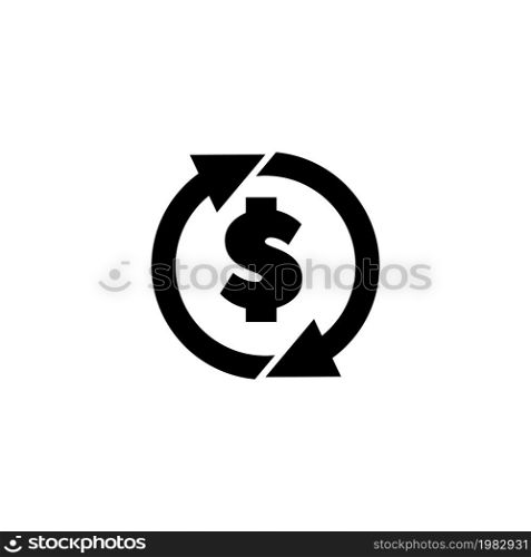 Currency Exchange, Money Transfer, Convertation. Flat Vector Icon illustration. Simple black symbol on white background. Currency Exchange, Transfer sign design template for web and mobile UI element. Currency Exchange, Money Transfer, Convertation. Flat Vector Icon illustration. Simple black symbol on white background. Currency Exchange, Transfer sign design template for web and mobile UI element.