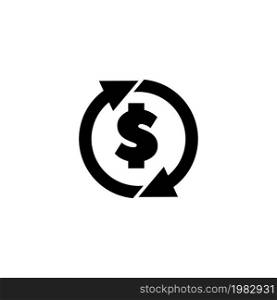 Currency Exchange, Money Transfer, Convertation. Flat Vector Icon illustration. Simple black symbol on white background. Currency Exchange, Transfer sign design template for web and mobile UI element. Currency Exchange, Money Transfer, Convertation. Flat Vector Icon illustration. Simple black symbol on white background. Currency Exchange, Transfer sign design template for web and mobile UI element.