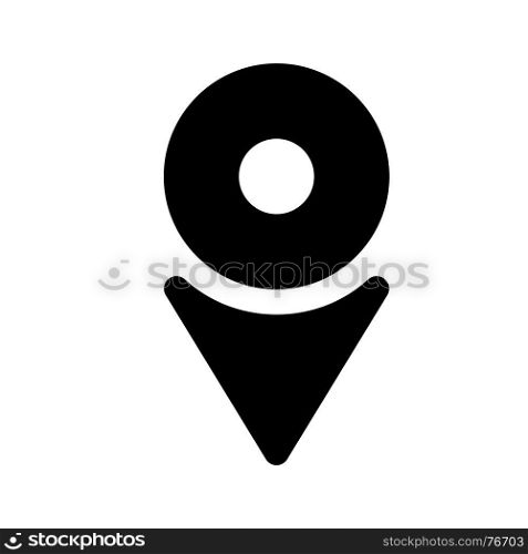 current location icon on isolated background, icon on isolated background