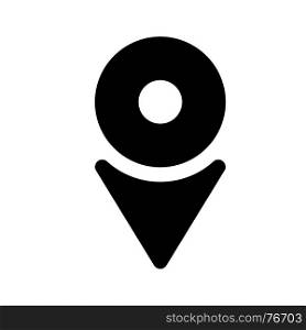 current location icon on isolated background, icon on isolated background