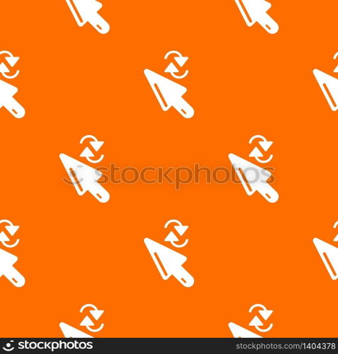 Cursor element pattern vector orange for any web design best. Cursor element pattern vector orange