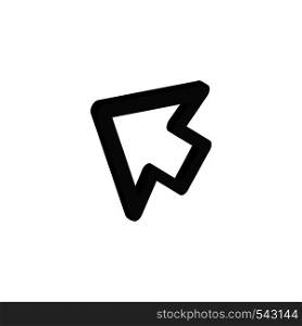 Cursor function icon in isometric 3d style isolated on white background. Cursor function icon, isometric 3d style