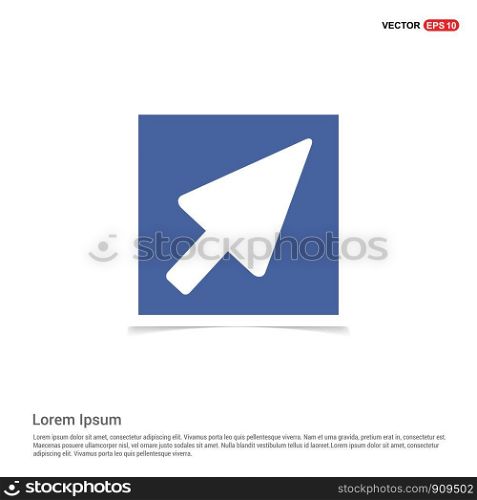 cursor icon - Blue photo Frame
