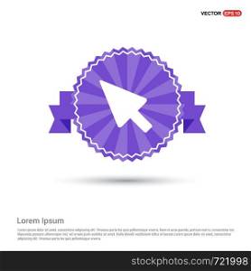 cursor icon - Purple Ribbon banner
